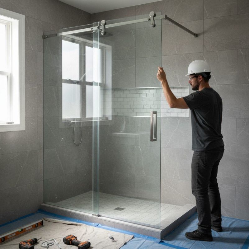 Glass Shower Door Installation in Littleton, CO