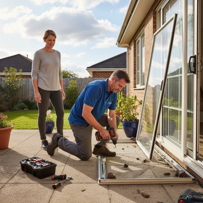 Sliding Door Track Repair in Overland Park, KS