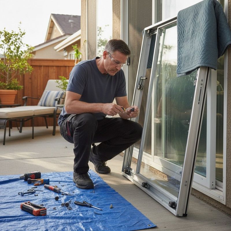 Sliding Door Track Repair in Olathe, KS