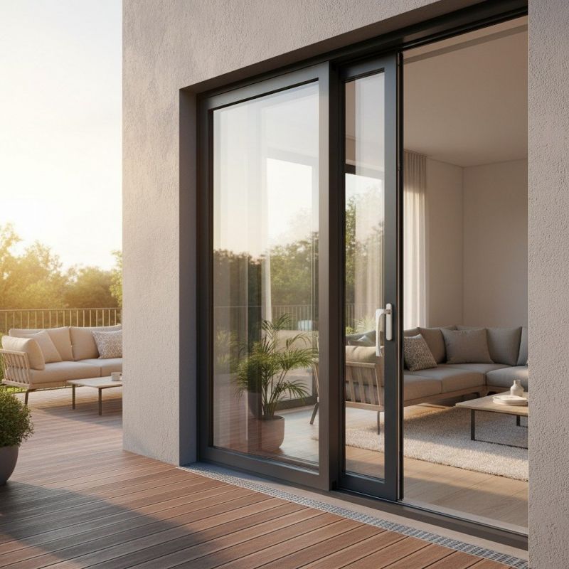 Wood Sliding Door Installation in Alpharetta, GA